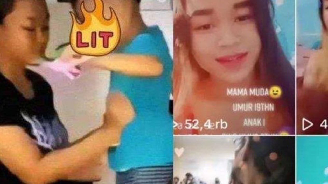 Video, Video Ibu dan Anak Lelaki Viral Baju Biru